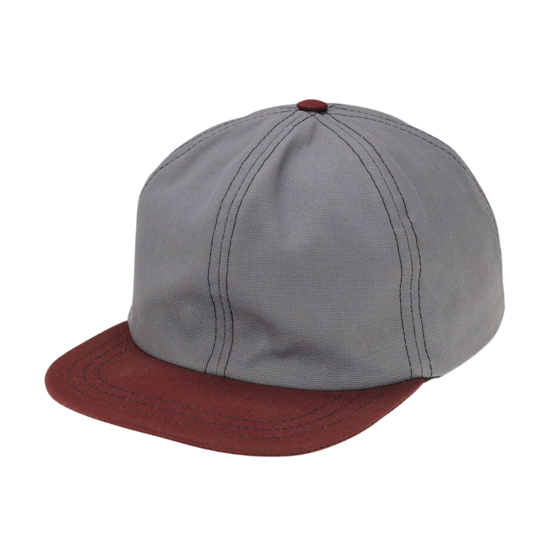 BALL CAP | GREY BURGUNDY