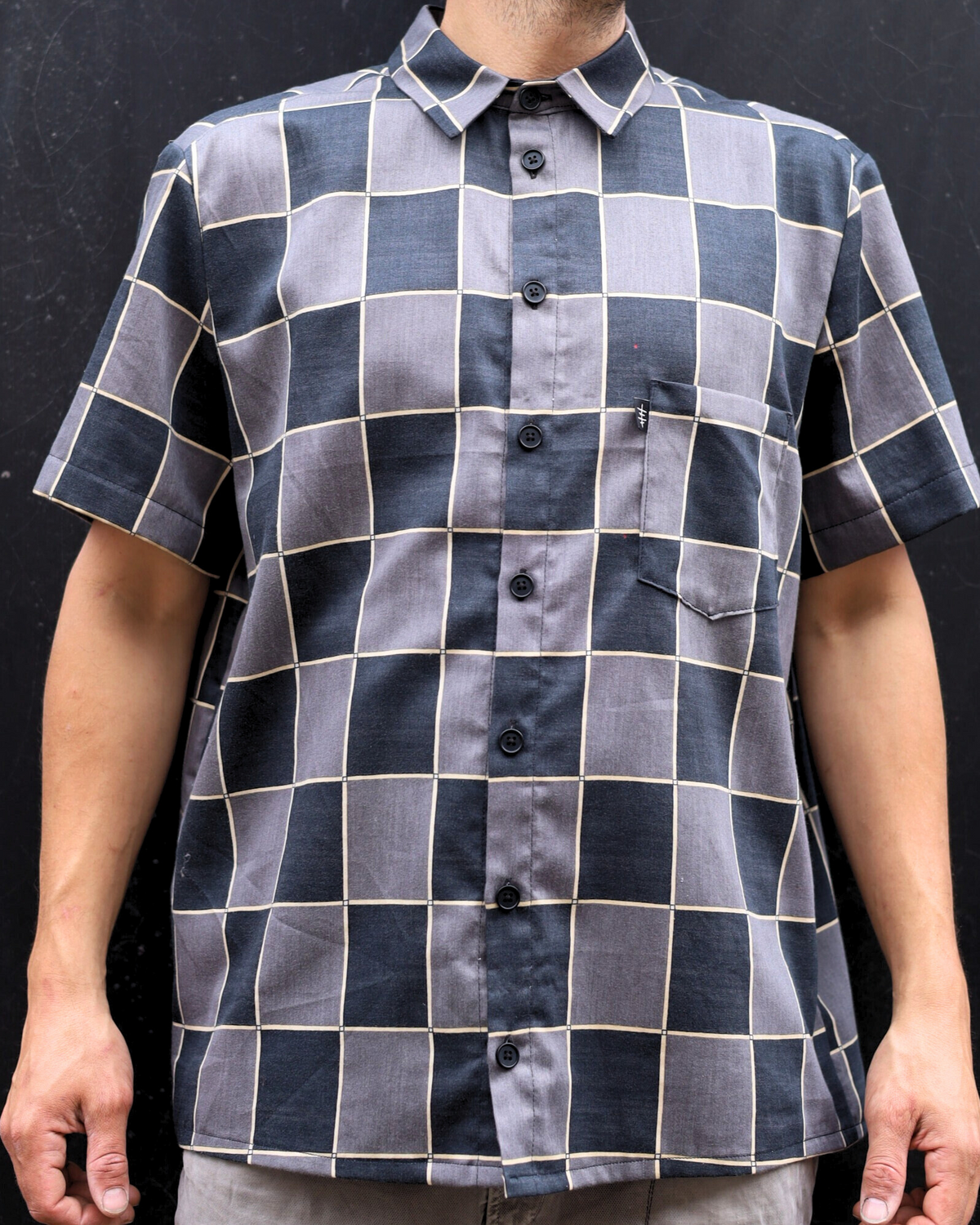 SHIRT | CHECK BLACK