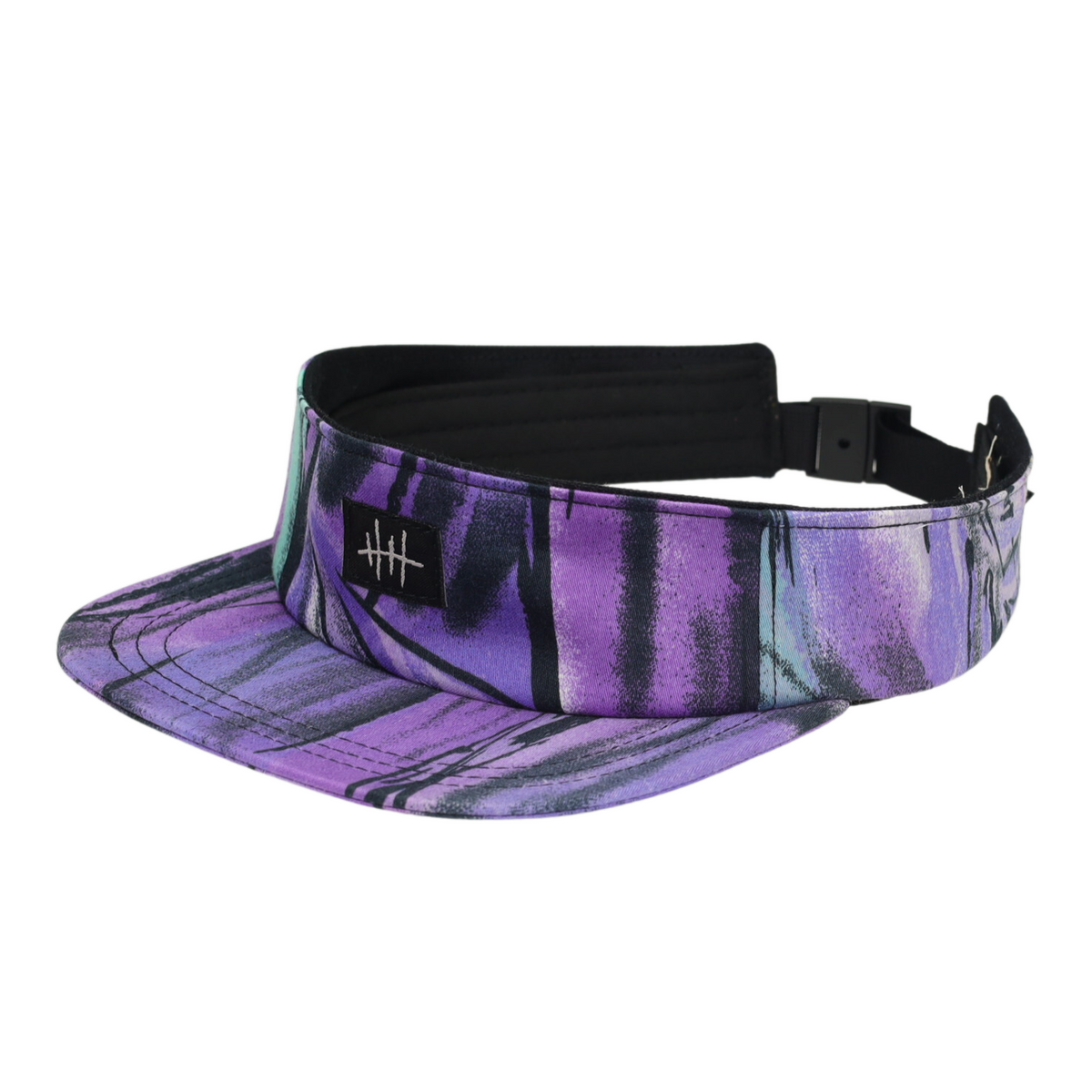 VISOR | PURPLE FEATHERS