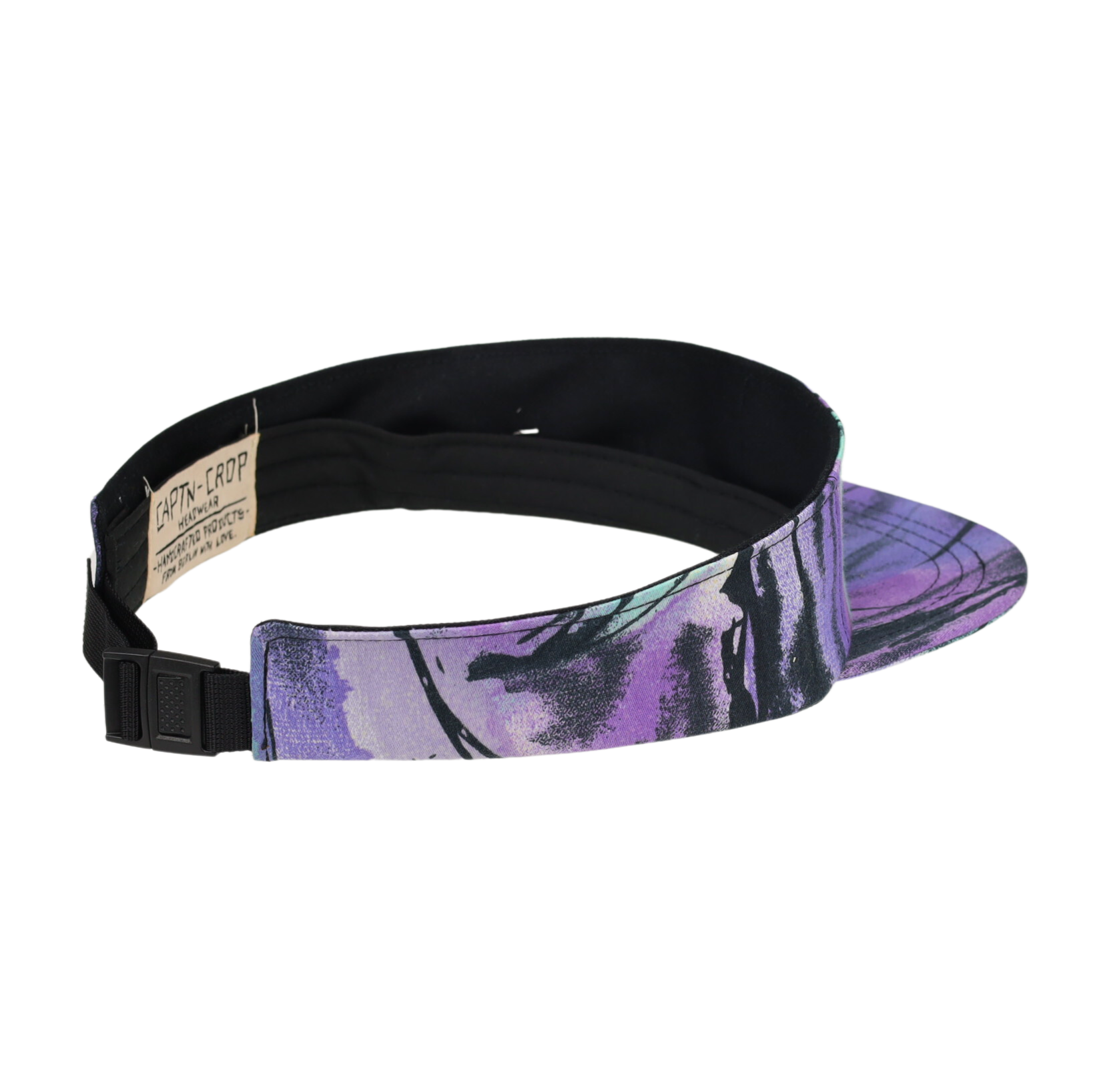 VISOR | PURPLE FEATHERS