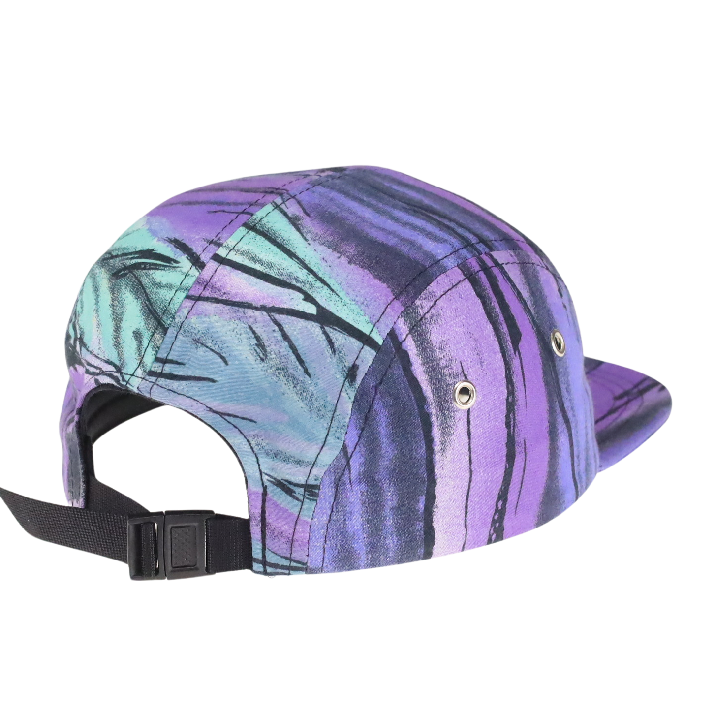5-PANEL CAP | PURPLE FEATHERS