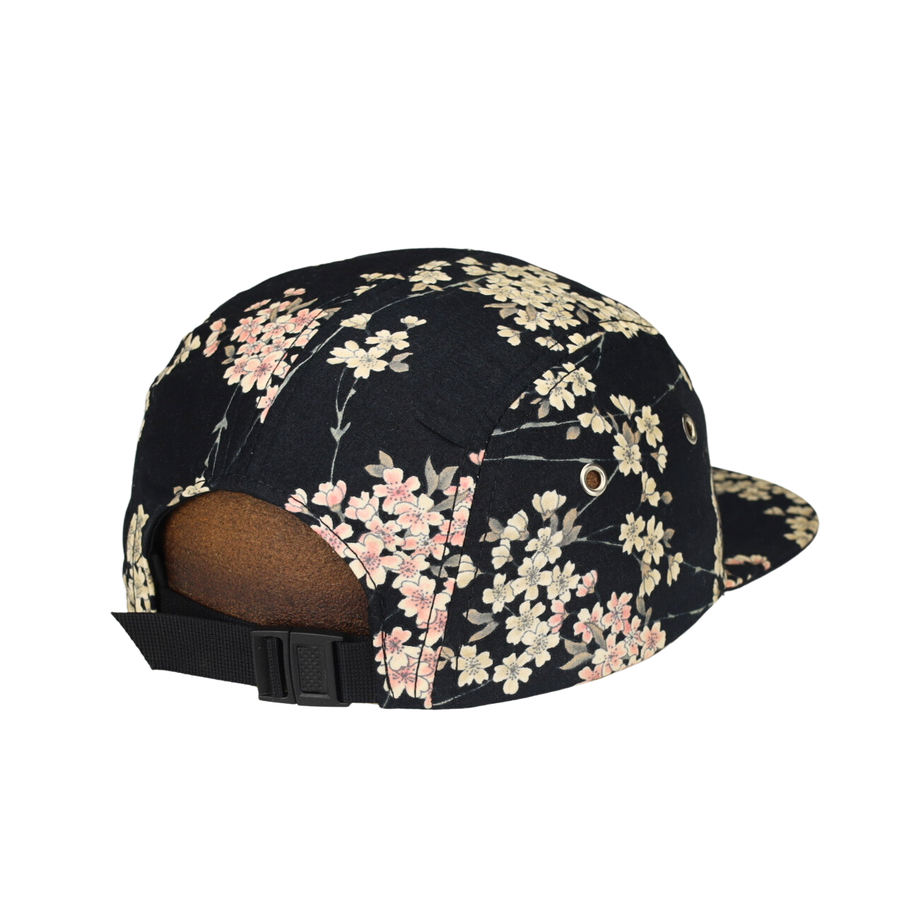 5-PANEL CAP | BLACK SAKURA