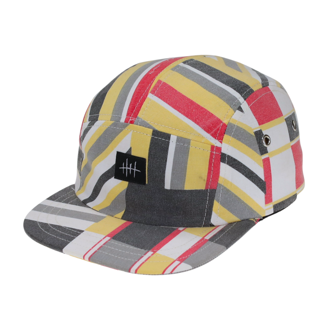 5-PANEL CAP | CHECKS & LINES
