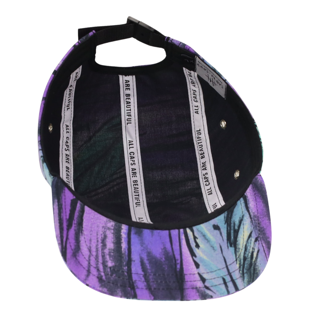 5-PANEL CAP | PURPLE FEATHERS