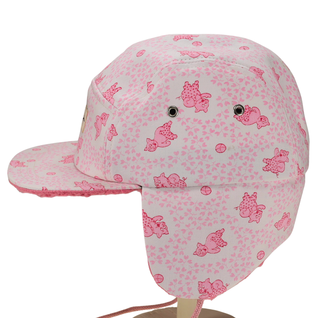EARFLAP CAP | PINK PIGGL