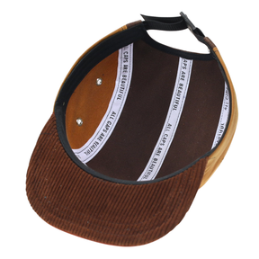 5-PANEL CAP | FABRIC BLEND - RED WOOD