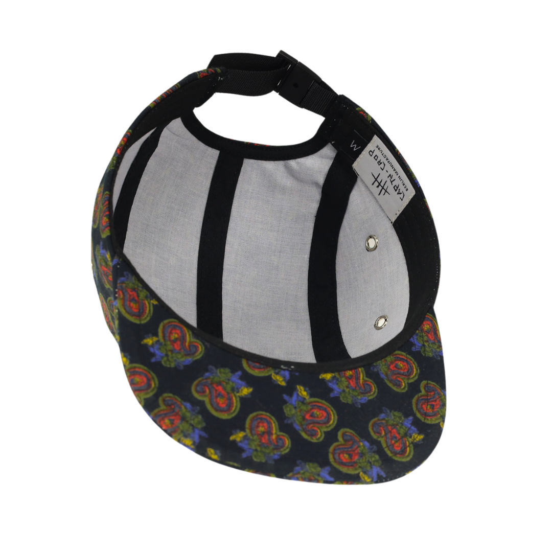 5-PANEL CAP | BLACK PAISLEY