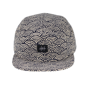 5-PANEL CAP | SEIGAIHA - ocean wave