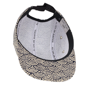 5-PANEL CAP | SEIGAIHA - ocean wave