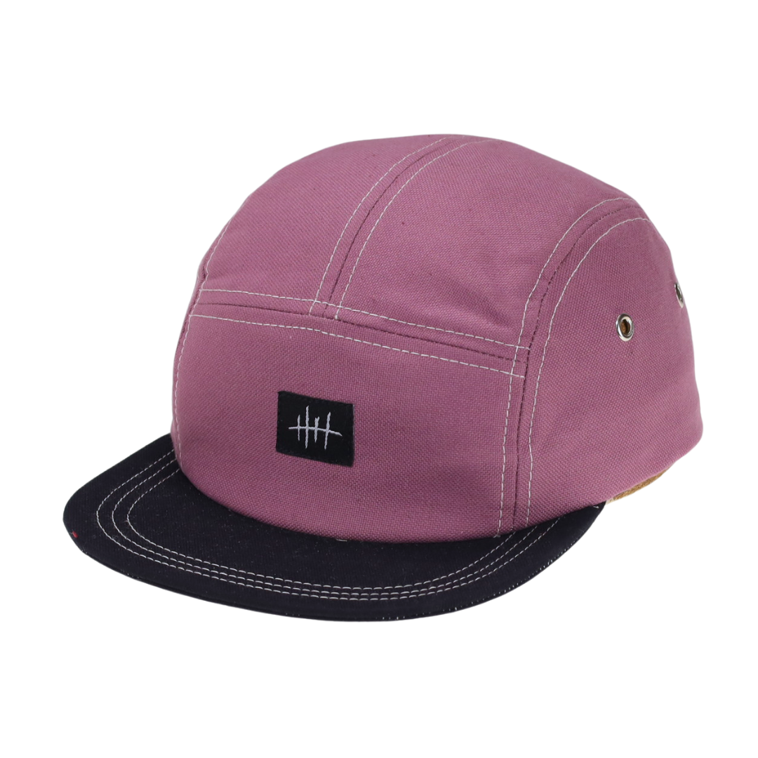 5-PANEL CAP | BLACK & PINK