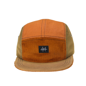 5-PANEL CAP | FABRIC BLEND - BOURBON