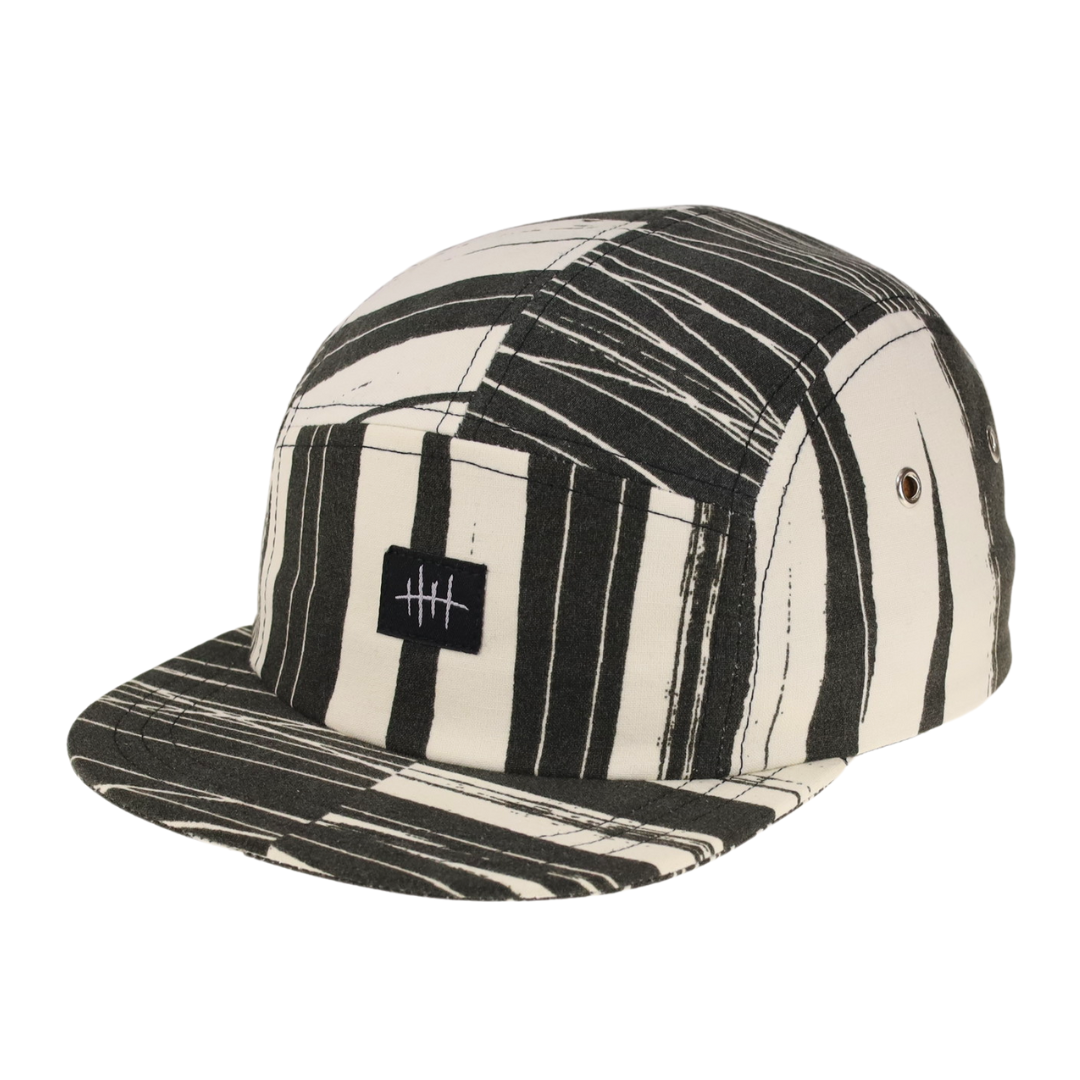 5-PANEL CAP | DISTORTED ZEBRA