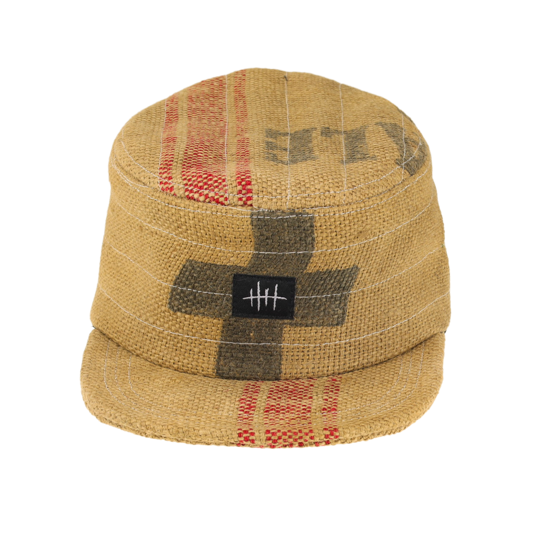 PILL BOX CAP | BURLAP CROSS