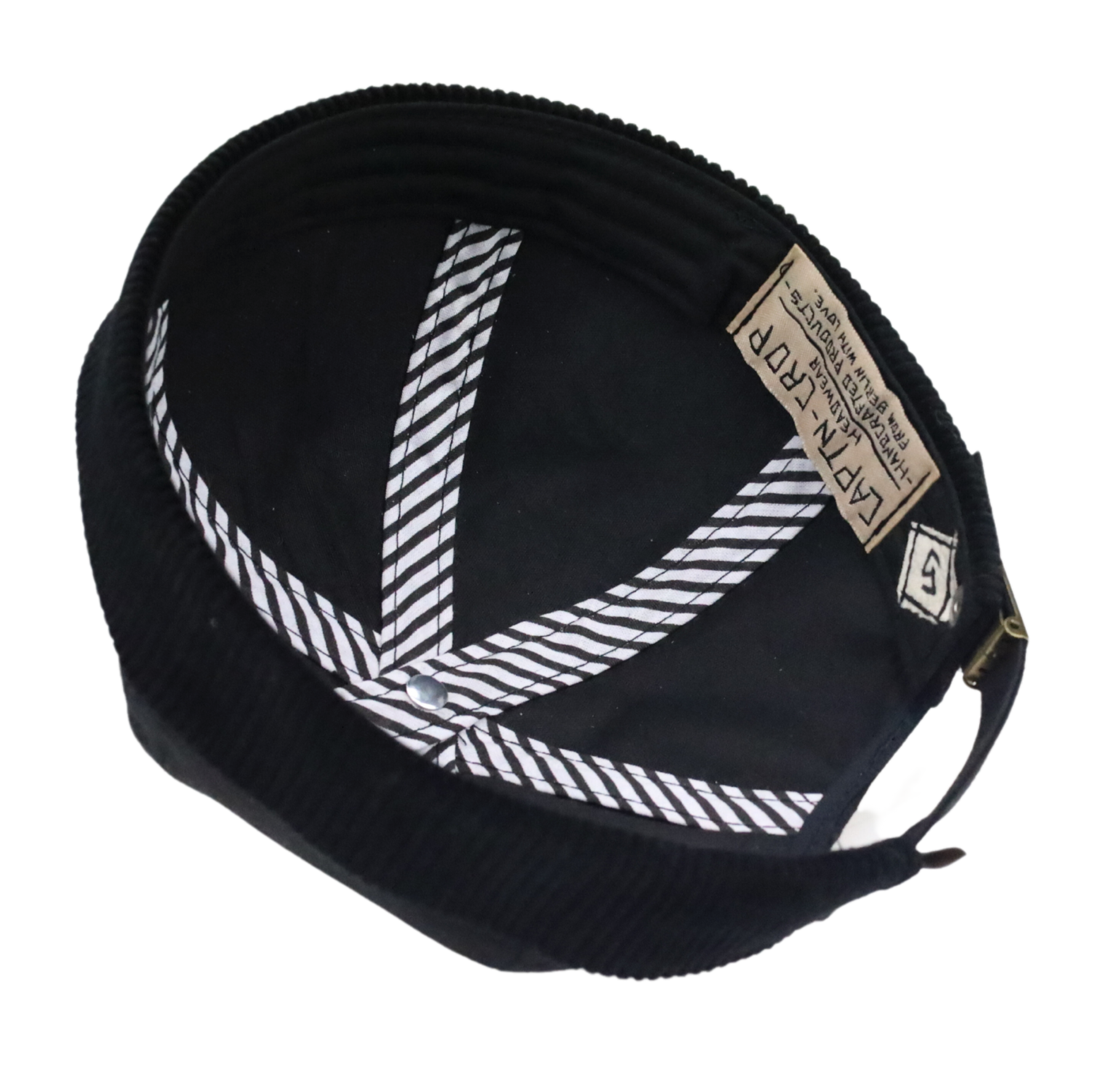 Black docker cap sales